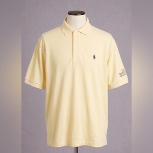 Polo Golf Ralph Lauren Polo Shirt Men's XL Yellow Short Sleeve Logo‎ Casual Golf